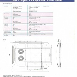 ชุดแอร์หลังคา Denso รุ่น SD8 สำหรับรถบัสขนาด 6-8 เมตร